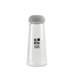 Cone-shaped RPET bottle with easy-grip lid, 575 ml transparent colour printing view