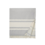Quick-dry cotton hammam beach towel, 360 g/m² grey colour