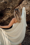 Quick-dry cotton hammam beach towel, 360 g/m² green colour