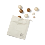 Pine wood petanque set, ideal for outdoor play brown colour