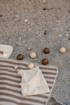 Pine wood petanque set, ideal for outdoor play brown colour