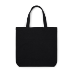 Recycled canvas multipurpose bag with long handles, 400 g/m² black colour