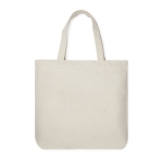 Recycled canvas multipurpose bag with long handles, 400 g/m² off white colour