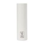 Sustainable lip balm in recycled paper packaging, SPF 15 white colour