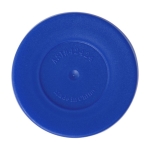 Recycled stainless steel thermal mug with swivel lid, 410 ml blue colour