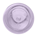 Transparent recycled plastic bottle with carabiner, 400 ml second view