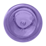 Transparent recycled plastic bottle with carabiner, 400 ml second view