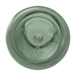 Transparent recycled plastic bottle with carabiner, 400 ml second view