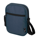 Water-repellent recycled polyester messenger bag with pockets