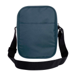 Water-repellent recycled polyester messenger bag with pockets