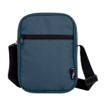 Water-repellent recycled polyester messenger bag with pockets