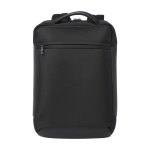 Recycled polyester laptop backpack for tablets and laptops, 15.6'' black colour