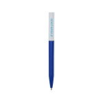 Recycled plastic pen in various colors, blue ink