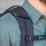 Backpack black colour third ambient view
