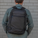 Backpack black colour ambient view