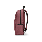 Recycled nylon laptop backpack, printed with your logo, 16.5” burgundy colour fourth view