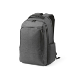 Recycled nylon waterproof laptop backpack, 15.6” dark grey colour