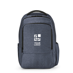 Recycled nylon waterproof laptop backpack, 15.6” main view