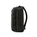 Backpack made of recycled cotton with wax coating, 230 g/m2 black colour fourth view