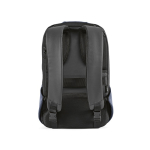 Backpack, cut-resistant RPET, lock, 20 L blue colour rear view