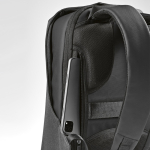 Backpack cut-resistant RPET, lock, 20 L dark grey colour second detail view