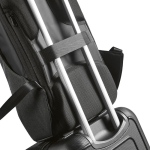 Backpack cut-resistant RPET, lock, 20 L dark grey colour detail view