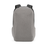 Backpack, cut-resistant RPET, lock, 20 L light grey colour front view