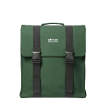 Recycled synthetic leather and recycled plastic backpack for 17” laptop main view