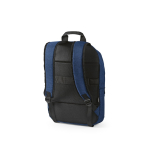Backpack with front compartment, 300D RPET, 15.6”, 18 L blue colour second view