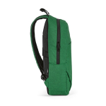 Backpack with front compartment, 300D RPET, 15.6”, 18 L green colour third view