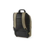 Backpack with front compartment, 300D RPET, 15.6”, 18 L camel colour second view