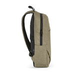 Backpack with front compartment, 300D RPET, 15.6”, 18 L camel colour third view