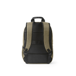 Backpack with front compartment, 300D RPET, 15.6”, 18 L camel colour rear view