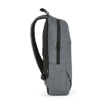 Backpack with front compartment, 300D RPET, 15.6”, 18 L light grey colour third view