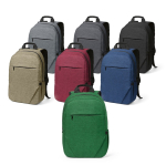 Backpack with front compartment, 300D RPET, 15.6”, 18 L