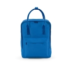 Recycled cotton backpack with handles, 450 g/m2 blue colour