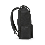 Recycled backpack with laptop compartment, 18 L black colour third view
