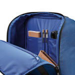 Recycled backpack with laptop compartment, 18 L blue colour fifth detail view