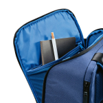 Recycled backpack with laptop compartment, 18 L blue colour sixth view