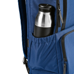 Recycled backpack with laptop compartment, 18 L blue colour seventh view