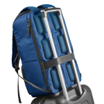 Recycled backpack with laptop compartment, 18 L blue colour detail view