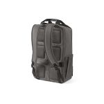 Recycled backpack with laptop compartment, 18 L grey colour second view
