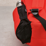 Laptop backpack from RPET with ripstop coating, 15.6” red colour second detail view