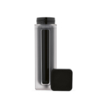 Recycled plastic bottle with exclusive twist closure 500 ml black colour second view