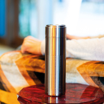 Double-wall recycled stainless steel bottle 500 ml silver colour ambient view