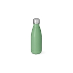 Recycled stainless steel bottle, matte, 400 ml pastel green colour