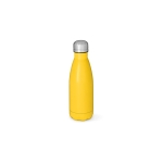Recycled stainless steel bottle, matte, 400 ml dark yellow colour