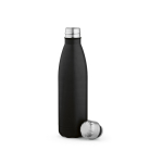 Bottle with anti-drip cap in many colours, 500 ml black colour second view
