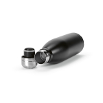 Bottle with anti-drip cap in many colours, 500 ml black colour third view