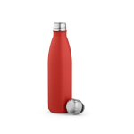 Bottle with anti-drip cap in many colours, 500 ml red colour second view